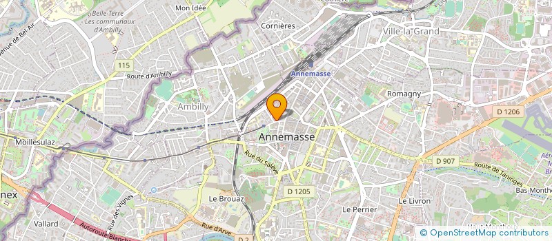 localisation de l'entreprise SCI TARA à ANNEMASSE