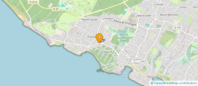 localisation de l'entreprise SCI TARA  SAINT-PALAIS-SUR-MER