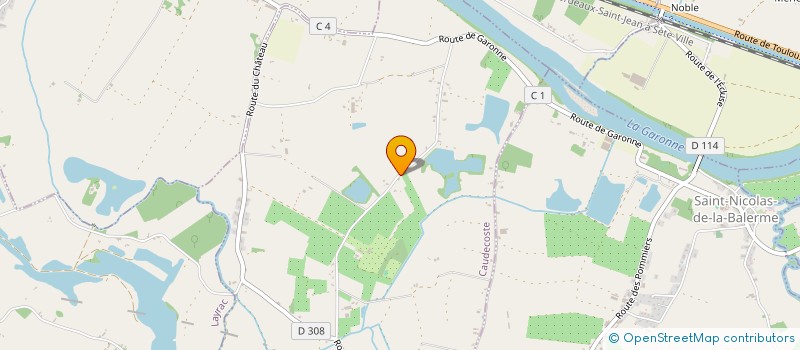 localisation de l'entreprise SCI TARA  SAUVETERRE-SAINT-DENIS