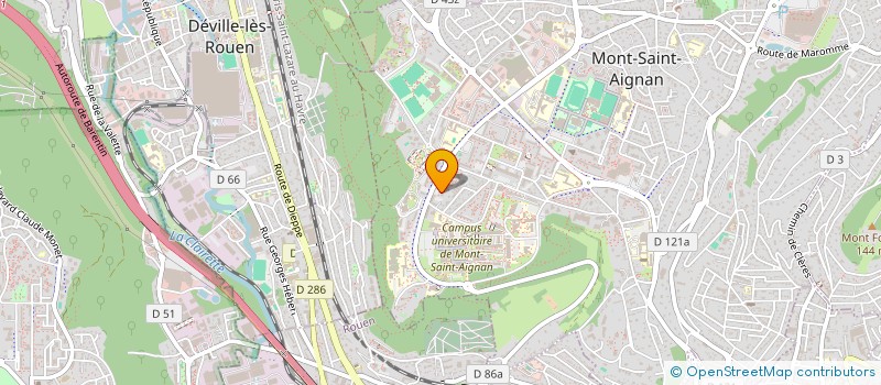 localisation de l'entreprise SCI TARA  MONT-SAINT-AIGNAN