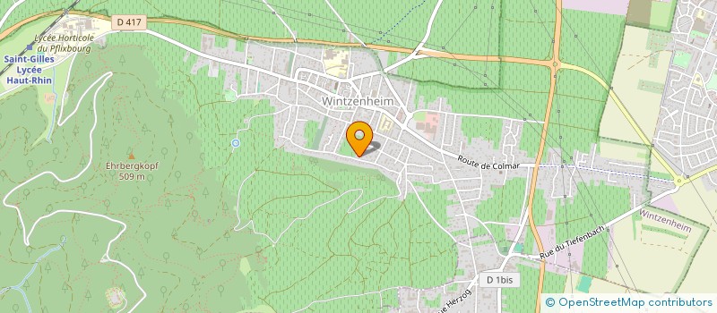 localisation de l'entreprise SCI TARA  WINTZENHEIM