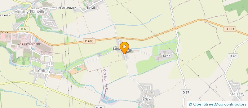 localisation de l'entreprise SCI TARA  OGY-MONTOY-FLANVILLE