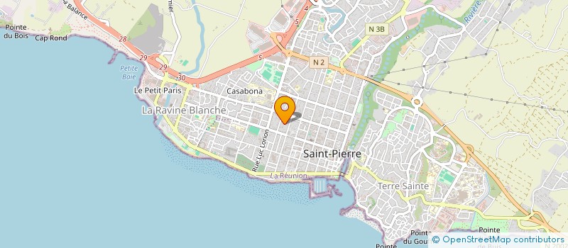 localisation de l'entreprise SCI TARA à SAINT-PIERRE