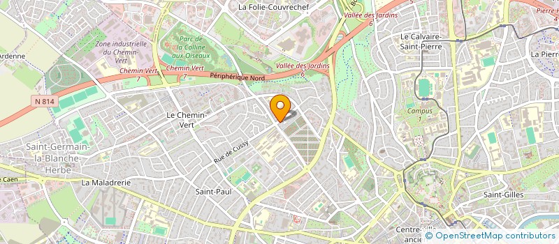 localisation de l'entreprise SCI TARA à CAEN