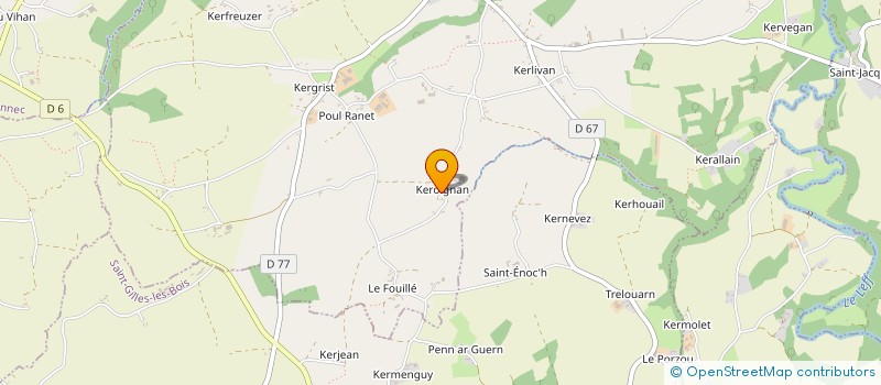 localisation de l'entreprise SCI TARA  LE FAOUET