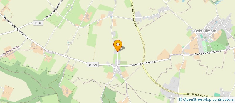 localisation de l'entreprise SCI TARA DU BOSC  ALLOUVILLE-BELLEFOSSE