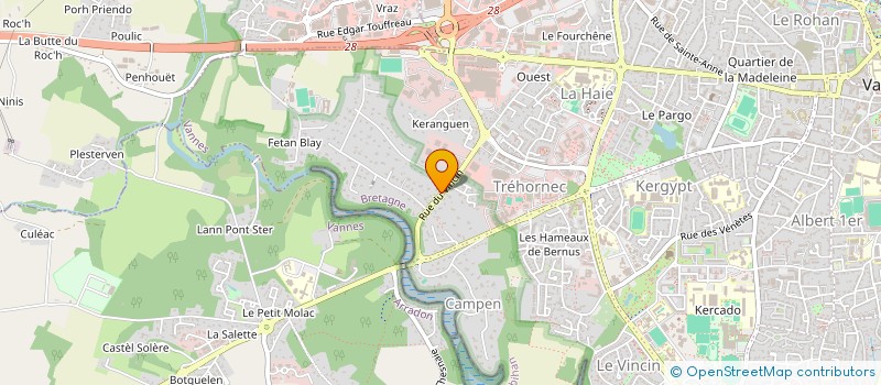 localisation de l'entreprise SCI TARA II  VANNES