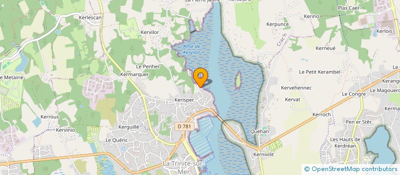 localisation de l'entreprise SCI TARA - LEONARD  LA TRINITE-SUR-MER