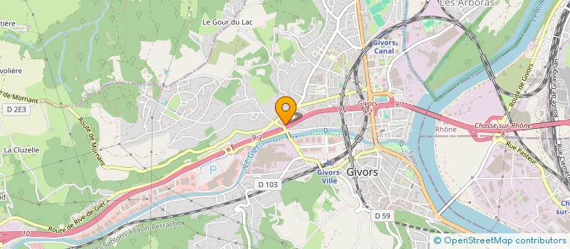 localisation de l'entreprise SCI TARABUCCETTA  GIVORS