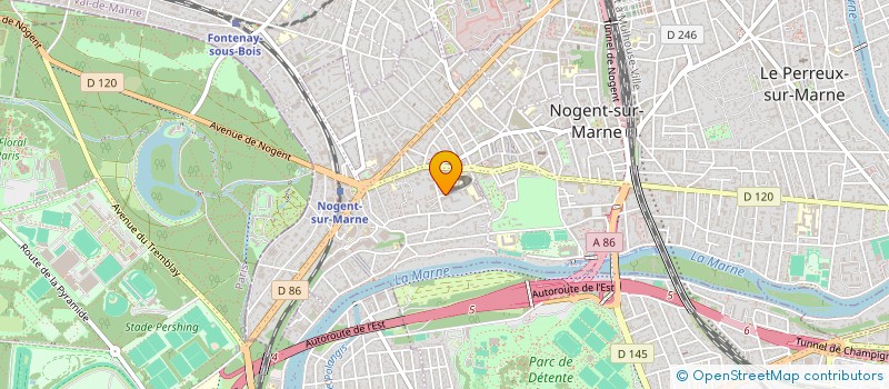 localisation de l'entreprise SCI TARACIM  NOGENT-SUR-MARNE