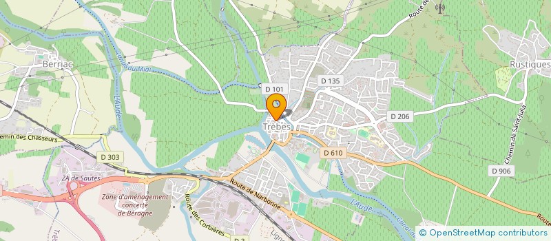 localisation de l'entreprise SCI TARAMI  TREBES