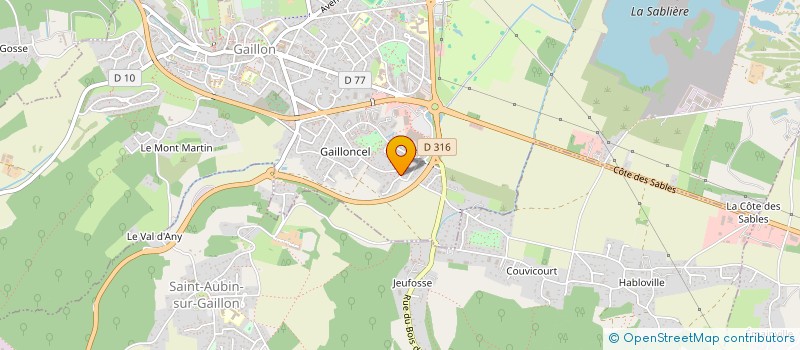 localisation de l'entreprise SCI TARANIS  GAILLON