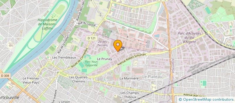 localisation de l'entreprise SCI TARANTINO  SARTROUVILLE