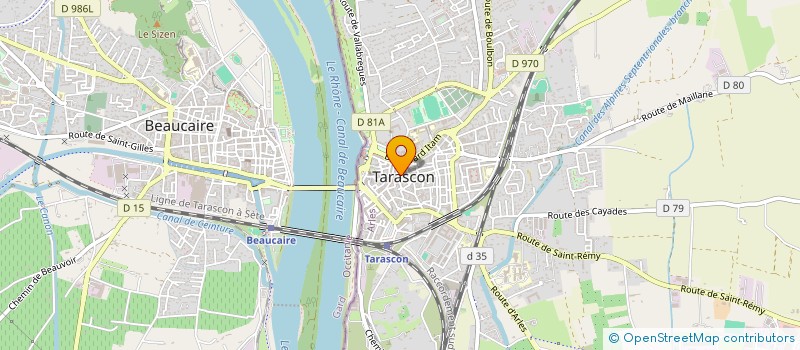 localisation de l'entreprise SCI TARASTEIN  TARASCON