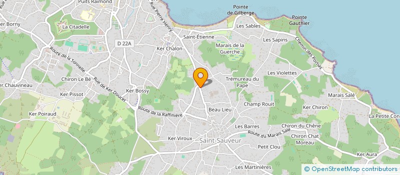 localisation de l'entreprise SCI TARAUD  L'ILE-D'YEU