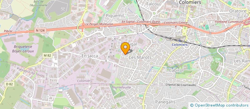 localisation de l'entreprise SCI TARBESCOURS à COLOMIERS