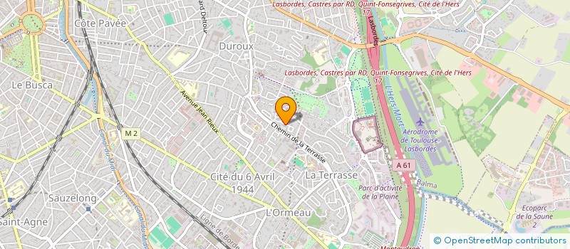 localisation de l'entreprise SCI TARBEZOU à TOULOUSE