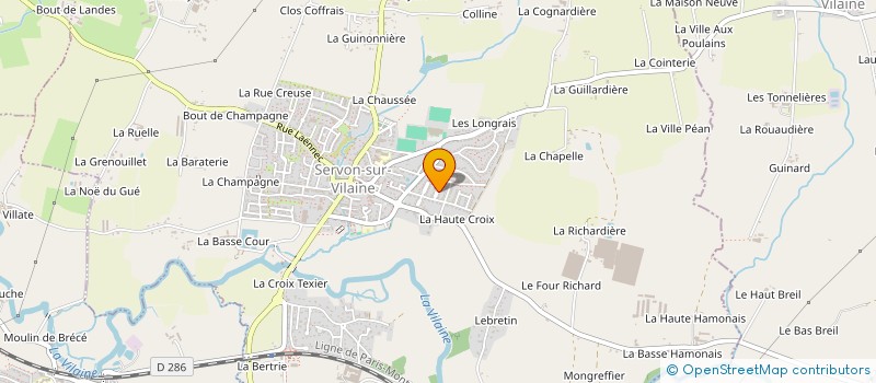 localisation de l'entreprise SCI TARC  SERVON-SUR-VILAINE