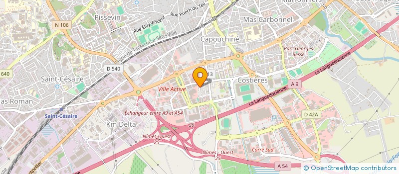 localisation de l'entreprise SCI TARCY  NIMES