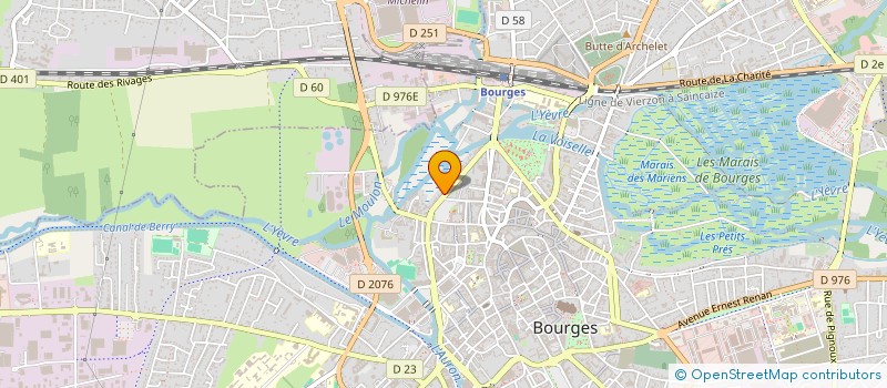 localisation de l'entreprise SCI TARDEN  BOURGES