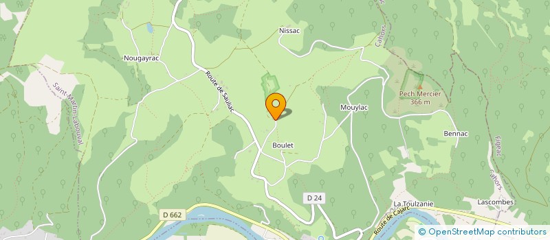 localisation de l'entreprise SCI TARDIEU  SAINT-MARTIN-LABOUVAL