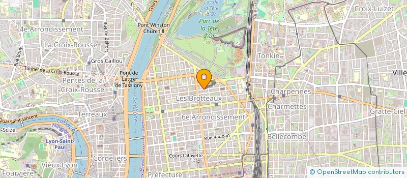 localisation de l'entreprise SCI TARDIEU CORP  LYON