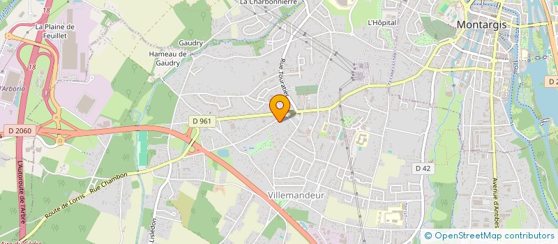 localisation de l'entreprise SCI TARDIF à VILLEMANDEUR