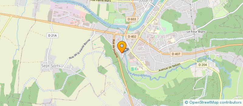 localisation de l'entreprise SCI TARDIGRADE  LA FERTE-SOUS-JOUARRE