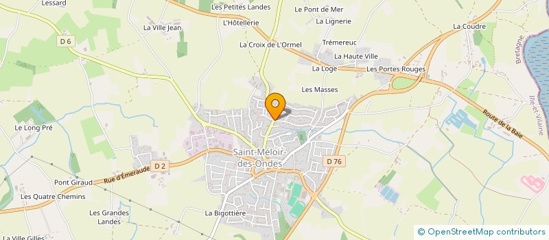 localisation de l'entreprise SCI TARDIVEL  SAINT-MELOIR-DES-ONDES