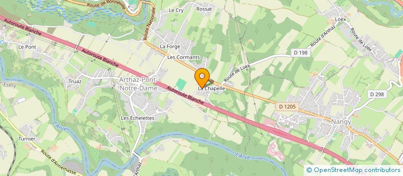 localisation de l'entreprise SCI TARDIVO-LALLIER  ARTHAZ-PONT-NOTRE-DAME