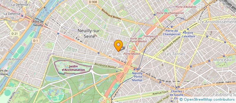 localisation de l'entreprise SCI TARGET INVEST à NEUILLY-SUR-SEINE