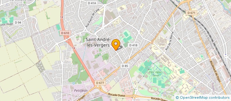 localisation de l'entreprise SCI TARH AN DE  SAINT-ANDRE-LES-VERGERS