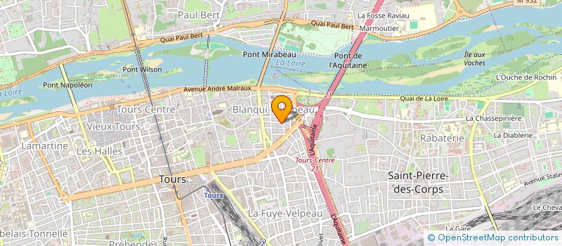 localisation de l'entreprise SCI TARHAN IMMO  TOURS