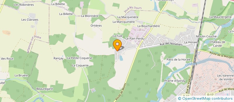 localisation de l'entreprise SCI TARINE  MONTS