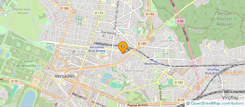 localisation de l'entreprise SCI TARIS à VERSAILLES