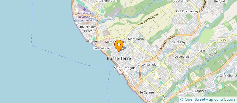 localisation de l'entreprise SCI TARLET ET FRERES  BASSE-TERRE