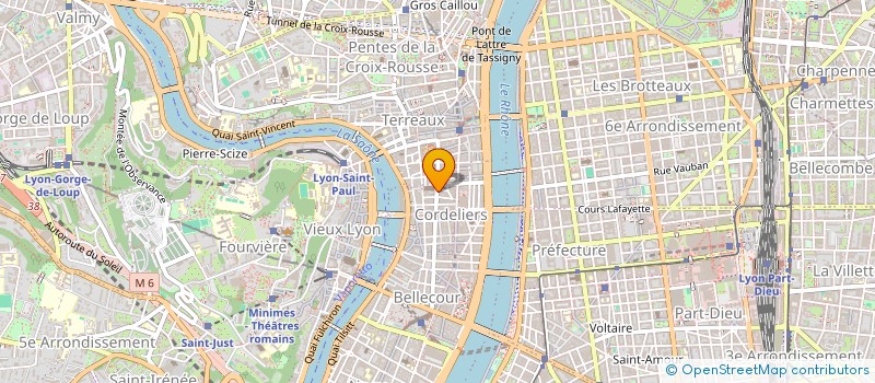 localisation de l'entreprise SCI TARLIER  LYON