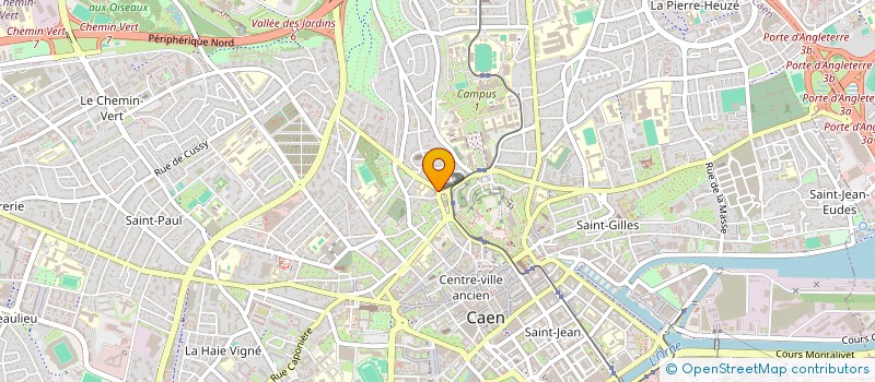 localisation de l'entreprise SCI TARMAC à CAEN