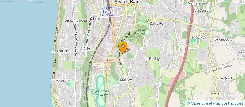 localisation de l'entreprise SCI TARMAK  VOGLANS