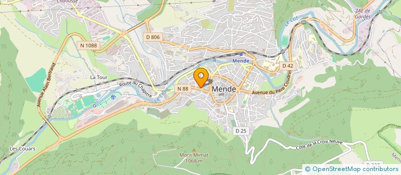 localisation de l'entreprise SCI TARN ET LOT  MENDE