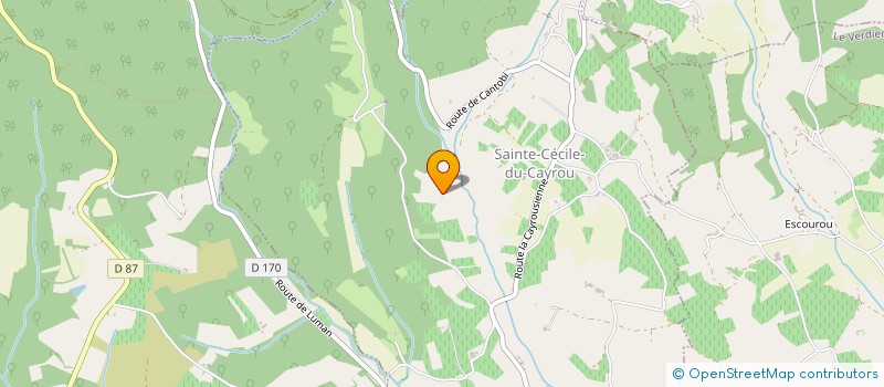 localisation de l'entreprise SCI TARN RETREATS  SAINTE-CECILE-DU-CAYROU