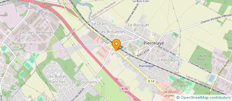 localisation de l'entreprise SCI TARNAU  PIERRELAYE