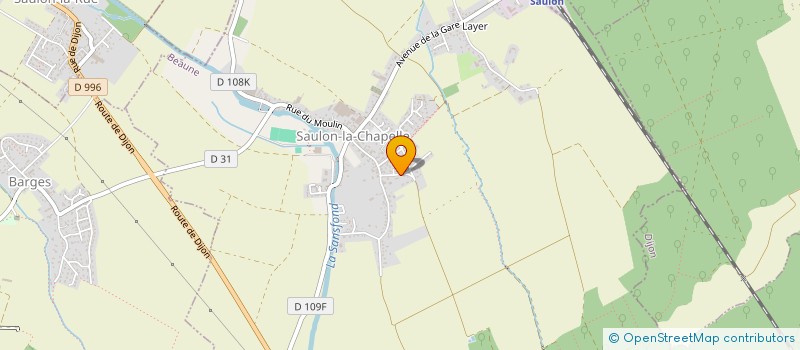 localisation de l'entreprise SCI TARNIER  SAULON-LA-CHAPELLE