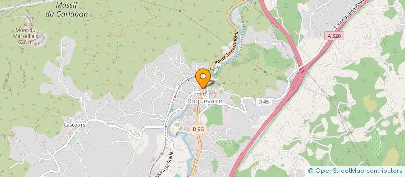 localisation de l'entreprise SCI TARO  ROQUEVAIRE