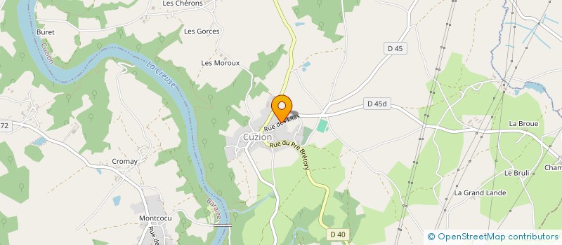 localisation de l'entreprise SCI TAROKO à CUZION