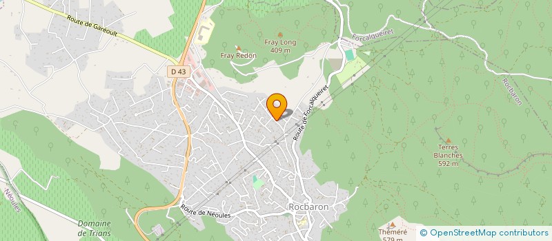 localisation de l'entreprise SCI TARRA  ROCBARON