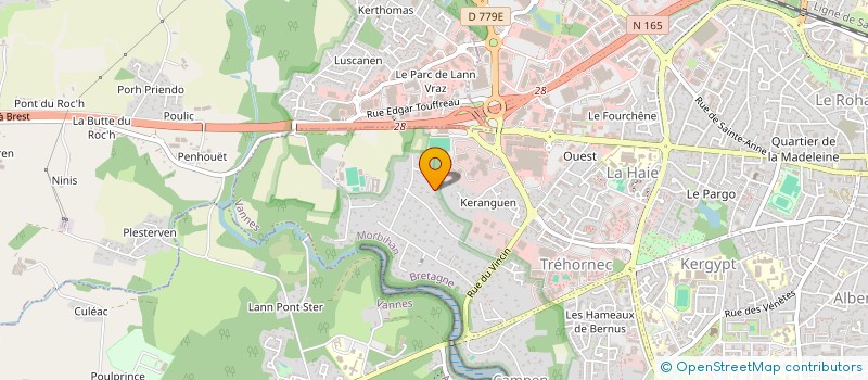 localisation de l'entreprise SCI TARRASCH à VANNES