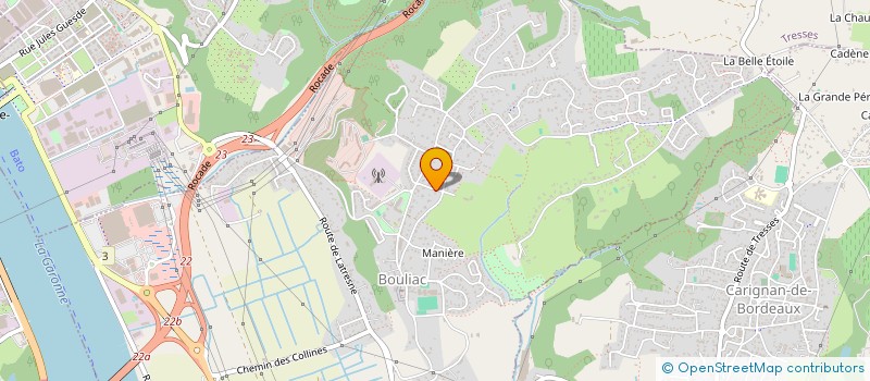 localisation de l'entreprise SCI TARREYRE 19  BOULIAC