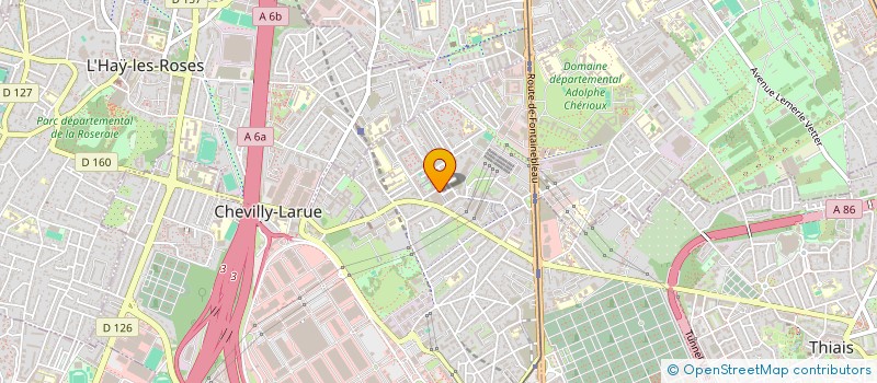 localisation de l'entreprise SCI TARSAM  CHEVILLY-LARUE