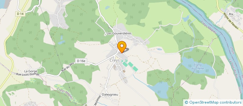 localisation de l'entreprise SCI TARTAN  CREYS-MEPIEU